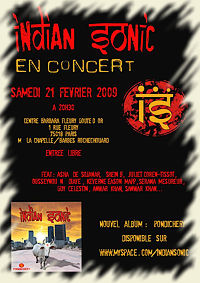 Indian Sonic en concert le 21 février 