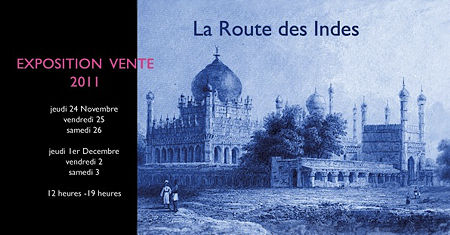 Exposition-vente de Noël 2011 à la Route des Indes